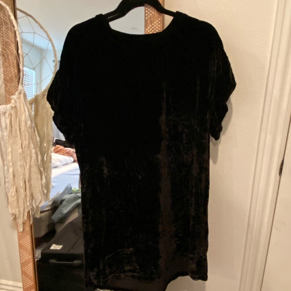 Current Elliot Janie Velvet Shift dress